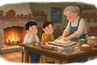 draw children book illustration and children storybook