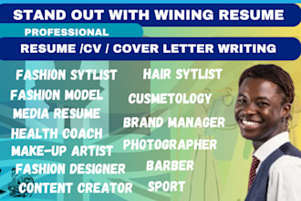 create an ats optimized resume for actors and fashion