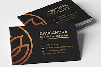 design modern, luxury, professional, digital, clickable, custom business cards