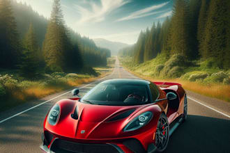 create a car into vector cartoon vehicle portrait