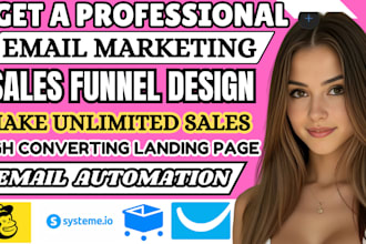 do samcart, getresponse, systeme io, mailchimp landing page, email automation