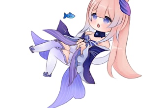 draw in chibi style