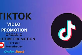 organic tiktok promotion tik tok marteting, tik tok video promotion