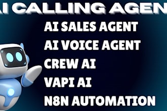 build ai calling agent, ai sales agent, ai voice agent, crew ai, vapi ai, n8n