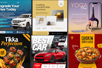 create facebook image ads, image ad creatives, and ad designs