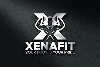 design sports, gym, health and fitness brands logo