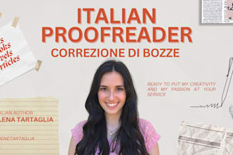 revisiono e correggo testi in italiano con cura e passione