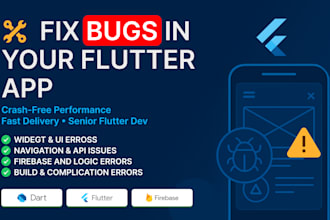 fix bugs, errors, and crashes in your flutter app