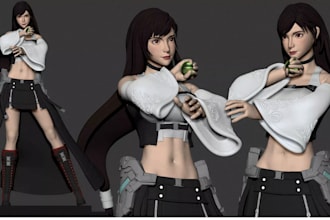 model and rig 3d game character 3d character humanoid rig 3d stylized character