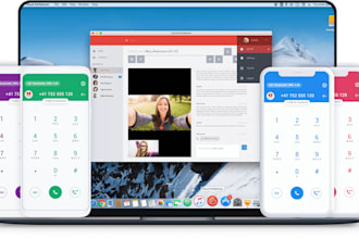 develop softphone app, linphone app, esim app, esim website, voip app bulk sms
