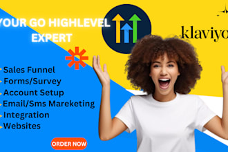 be klaiyo gohighlevel expert email marketing, sms marketing
