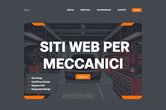 progettare un sito web per la tua officina meccanica