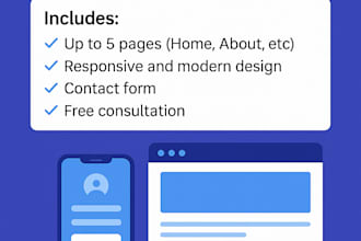 build landing page website