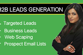 do b2b lead generation, targeted leads, linkedin leads and prospect email lists