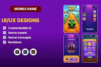 design professional game uiux, hud and custom 2d game assets
