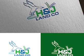 do modern awesome farm, rice logo desgin