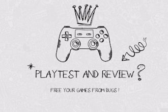 thoroughly test and review your games
