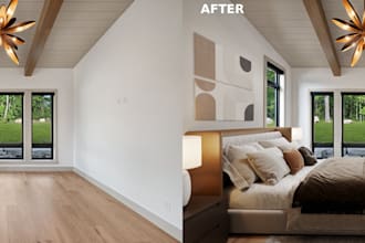 transform your empty room into a luxury space fast