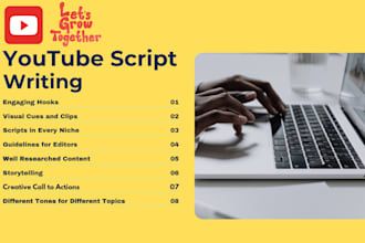 do professional youtube video scriptwriting