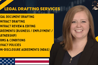write legal agreements, contracts and nda