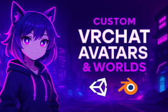 design a custom vrchat avatar with full customization