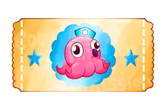 design cute illustration and badges