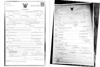 perfectly translate and format your documents between english, french and thai