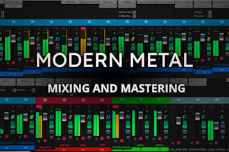 mix and master your thall, djent and metalcore song