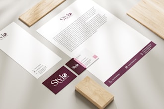 create a stunning logo and stationary design