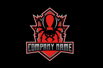 design a professional modern spider logo in short time