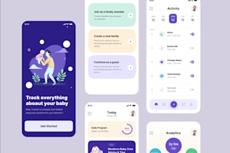 build a baby care app, baby care tracker app, health care app