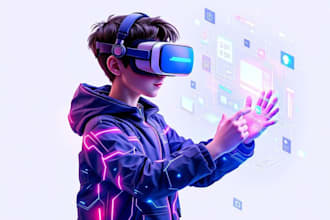 developer to create game for mobile ar, VR game ar filter snapchat filter