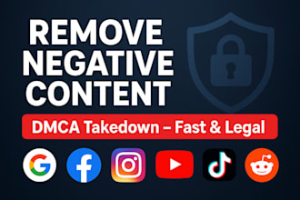 takedown remove harassing defaming copyright leaked infringement under dmca
