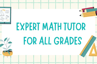 be your expert math tutor for all levels