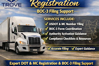 expertly file your usdot mc and boc3