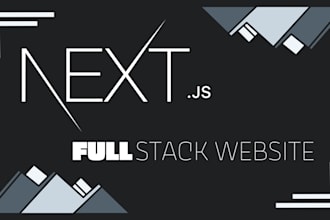 build a full stack next js website with node js backend