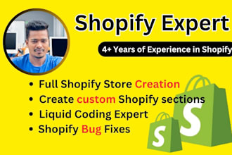 fix shopify bug, custom coding bug fix shopify expert