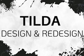 tilda website design and redesign