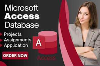develop microsoft access database project and assignments