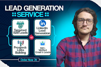 build qualified b2b lead lists and CRM entry for you