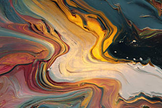create abstract geometric digital art
