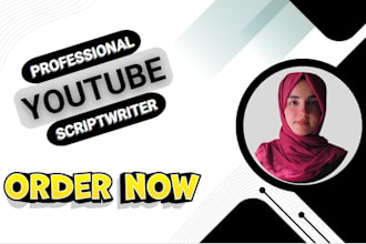 be your youtube scriptwriter and content researcher