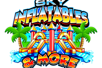 design high quality bounce house logo