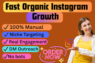 do instagram marketing and promotion for organic growth with real followers