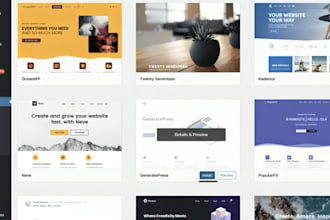 create wordpress website design hostinger godaddy wix bluehost duda weebly SEO