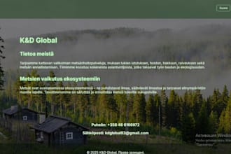 do visit site to your company,its like one pages site to your company