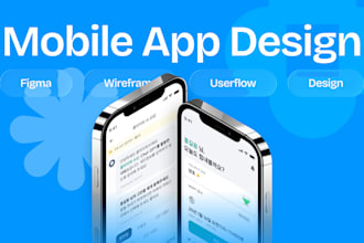 do mobile app, uiux design or website design in figma