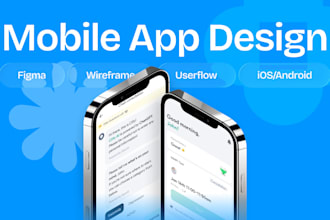 do uxui design for ios, android mobile app