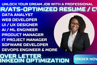 write a project manager, IT, ai and ml , cloud engineer resume