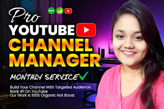 be your youtube manager for video SEO and channel growth